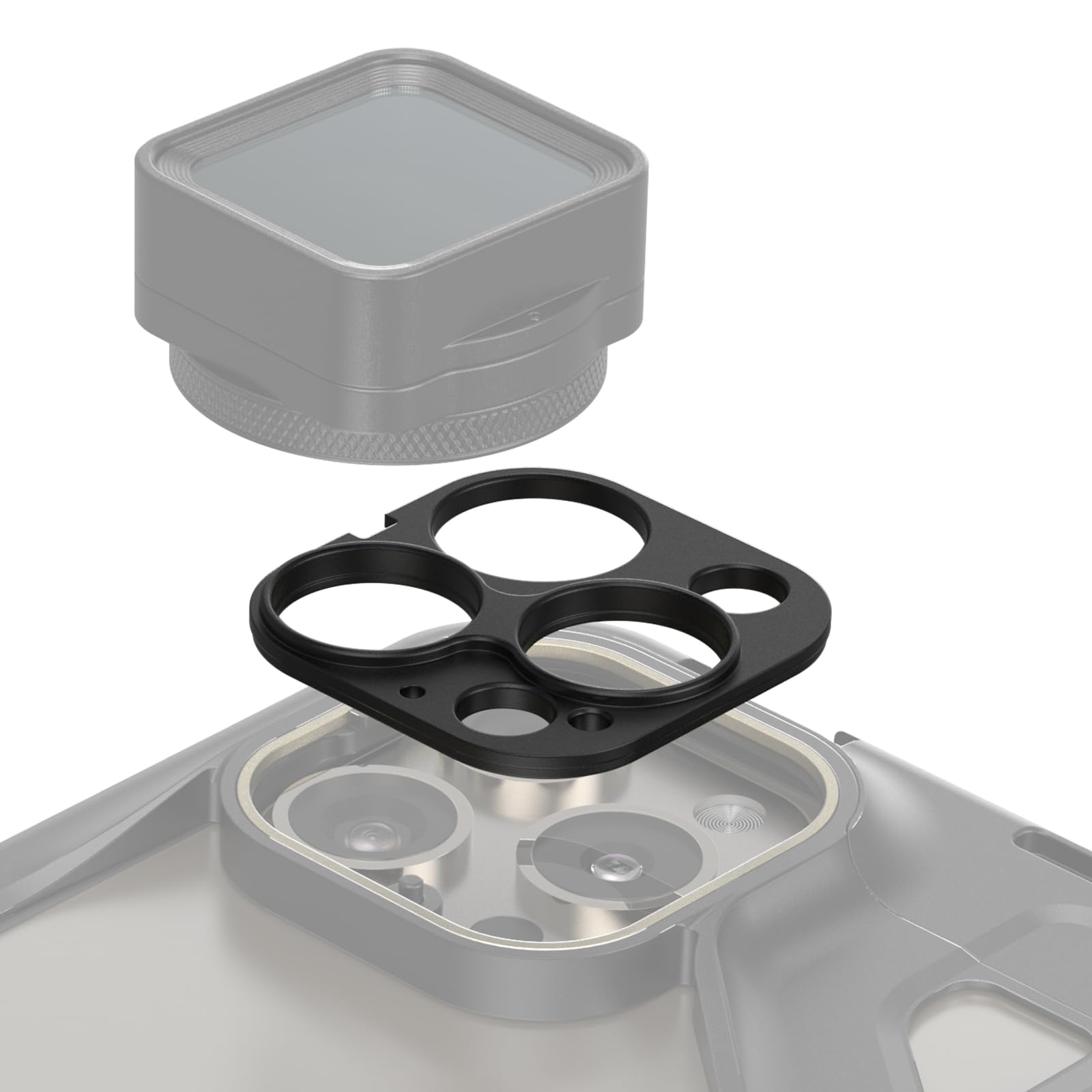 SMALLRIG スマホ用リグ（iPhone 15 Pro用　4397B） SmallRig Mobile Video Kit (Dual Handheld) for iPhone 15 Pro
